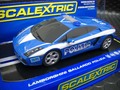 Scalextric　1/32　ｽﾛｯﾄｶｰ　　◆Lamborghini Gallardo"Polizia "　　　　絶版・希少商品★パトライト点滅　　　★現品限り