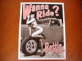 アンティーク　"ブリキの看板"　◆WANNA RIDE/Betiie Page　 American Garage Signe　　インテリアに！ガレージに！　　★ブリキ製