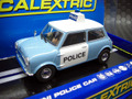 scalextric1/32　ｽﾛｯﾄｶｰ　C3213◆Morris Mini police car 　”ポリスカー”　「クラシックコレクション」　前後ライトとパトライト点灯★直輸入・再入荷！