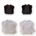 (160〜オトナF2)DOTS TULLE MELLOW SHEER TOPS/frankygrow