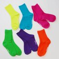 (コドモ)13-15、16-18、19-21(10y〜ママ)22-25 ネオンリブクルーソックス6P/selected