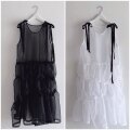 (160〜オトナ、F2)/RIBBON TULLE DRESS/frankygrow