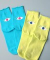(2psocks)22.5-24.5 おめめ ショートソックス /selected