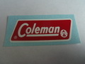 Coleman コールマン 補修用デカール 200A等ランタン ストーブ用補修デカール 1971年 ～ 1983年 約60×25ｍｍ