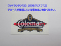 Coleman コールマン 補修用デカール コールマン 1990年代 ダイヤロゴ 補修デカール 約63×32ｍｍ中央 純正オリジナル