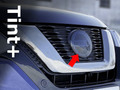 Tint+ 日産 エクストレイル T32 後期 フロントエンブレム 用 (スモーク)