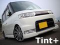 Tint+ ダイハツ タントカスタム L350S/L360S フロントグリル 用 (★ライトスモーク)