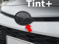 Tint+ トヨタ アクア MXPK11 GRスポーツ フロントエンブレム 用 (スモーク)