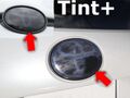 Tint+ トヨタ アクア MXPK11 GRスポーツ 前後エンブレム 用 (スモーク)