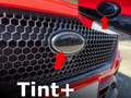 Tint+ スバル WRX S4 VBH 前後エンブレム 用 (★ブラックスモーク)