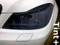 Tint+ メルセデスベンツ Cクラス W204/S204/C204 後期 セダン/ワゴン/クーペ ヘッドライト 用 (スモーク) ＊受注