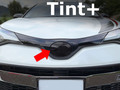 Tint+ トヨタ C-HR GR SPORT ZYX11/NGX10/NGX50 前後エンブレム 用 (★ブラックスモーク)
