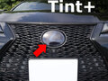 Tint+ レクサス UX200/UX250h/UX300h/UX300e MZAA10/MZAH10/MZAH11/MZAH15/MZAH16/KMA10 フロントエンブレム 用 前単品 (スモーク)