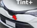 Tint+ トヨタ C-HR NGX10/NGX50/ZYX10/ZYX11 前期/後期 フロントエンブレム 用 (★ブラックスモーク)
