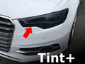 Tint+ アウディ A6/S6 セダン C7/4G 前期 ヘッドライト 用 (スモーク) ＊受注