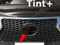 Tint+ レクサス NX200t/NX300/NX300h AGZ10/AGZ15/AYZ10/AYZ15 前期/後期 フロントエンブレム 用 前単品 (★ブラックスモーク)