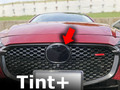 Tint+ マツダ MAZDA2 DJ3FS/DJ3AS/DJLFS/DJ5FS/DJ5AS 後期 2023/3 MC後 フロントエンブレム 用 (★ブラックスモーク)