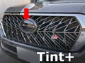 Tint+ トヨタ ランドクルーザー URJ202W 後期 フロントエンブレム 用 (スモーク)
