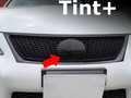 Tint+ レクサス IS250/IS350セダン/IS250C/IS-F GSE20/GSE21/GSE25/USE20 フロントエンブレム 用 前単品 (★ブラックスモーク)