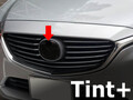 Tint+ マツダ アテンザ/MAZDA6 GJ2FP/GJ2AP/GJEFP/GJ5FP 中期/後期 2015/1改良後 フロントエンブレム 用 (★ブラックスモーク)