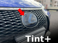 Tint+ レクサス GS-F URL10 フロントエンブレム 用 前単品 (スモーク)