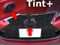 Tint+ レクサス RC300/RC300h/RC350/RC-F ASC10/AVC10/GSC10/USC10 後期 前後エンブレム 用 (スモーク)