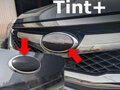 Tint+ スバル レガシィ B4 BM9/BMG/BMM 後期 D/E/F型 前後エンブレム 用 (★ブラックスモーク)