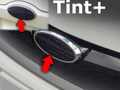 　　Tint+ スバル インプレッサWRX STI GRB/GRF 前後エンブレム 用 (スモーク)