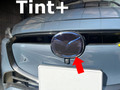 Tint+ マツダ MAZDA2 DJ3FS/DJ3AS/DJLFS/DJ5FS/DJ5AS 後期 2023/3 MC後 フロントエンブレム 用 (スモーク)