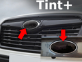 Tint+ スバル フォレスター SK5/SK9/SKE 前期 A/B/C型 前後エンブレム 用 (★ブラックスモーク)