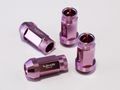 ホイールナット ピンク アルミ鍛造 M12xP1.5 4本セット