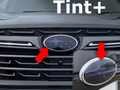 Tint+ スバル フォレスター SK5/SK9/SKE 後期 D/E/F型 前後エンブレム 用 (スモーク)