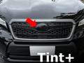 Tint+ スバル フォレスター SJ5/SJG 後期 A/B/C/D/E型 オプショングリル交換車 前後エンブレム 用 (★ブラックスモーク)