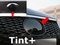 Tint+ レクサス CT200h ZWA10 中期/後期 前後エンブレム 用 (★ブラックスモーク)