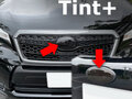 Tint+ スバル フォレスター SJ5/SJG 後期 A/B/C/D/E型 オプショングリル交換車 前後エンブレム 用 (★ブラックスモーク)