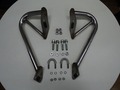 【中古品】モトグッチV7Ⅱ用ステンレス製エンジンガード【OVRE Racing製】