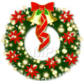 No247　クリスマス　リース