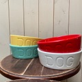 Bauer pottery Dog bowl Msize