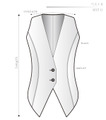 Vest 2 Ladies'-LL size [Letter paper download pattern]