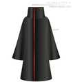 French Sleeve Coat Ladies'-F size [Letter paper download pattern]
