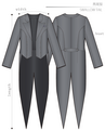 Swallowtail Ladies'-S size [Letter paper download pattern]