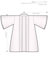 Haori Cape Men's-LL size [Letter paper download pattern]