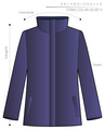 Stand Collar Jacket 2 Ladies'-L size [Letter paper download pattern]