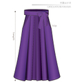 Hakama 5 Ladies'-S size [Letter paper download pattern]