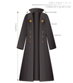Stand Collar Coat Ladies-LL size [A4 paper download pattern]