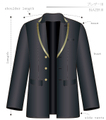 Blazer 3 Ladies'-M size [Letter paper download pattern]