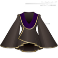 Hood Collar Robe Men's-L size [Letter paper download pattern]