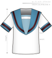 Sailor collar blouse 2 Ladies'-L size [A4 paper download pattern]