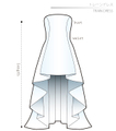 Train Dress Ladies'-S size [A4 paper download pattern]