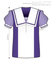 Sailor collar blouse 3 Men's-LL size [Letter paper download pattern]